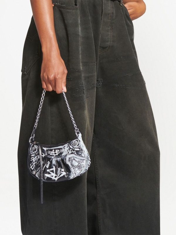 Balenciaga Le Cagole grafitti mini bag - Image 2