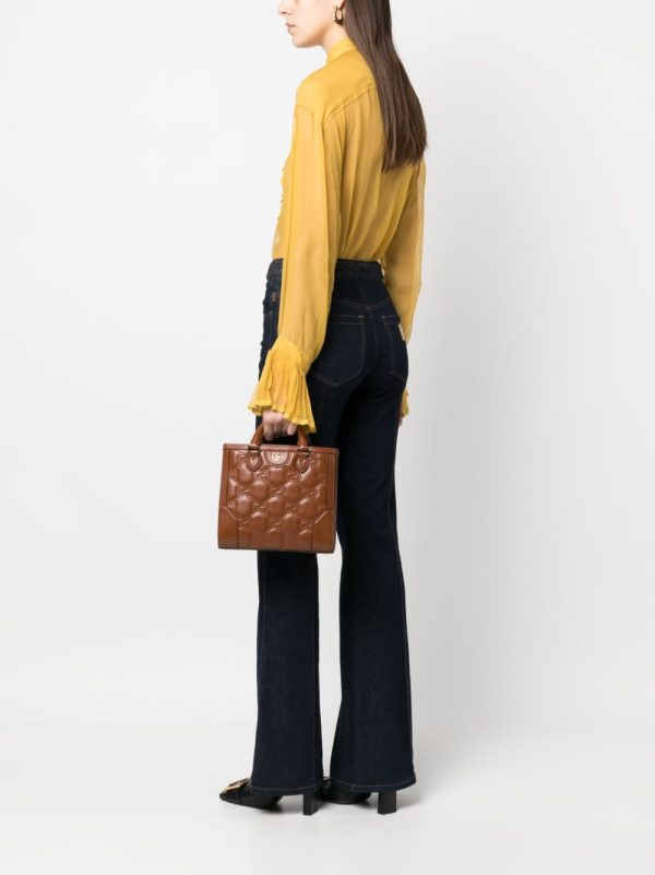 Gucci GG logo-embossed mini tote bag - Image 2