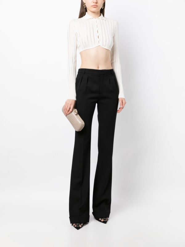 Bottega Veneta   Knot crocodile-embossed clutch bag - Image 2