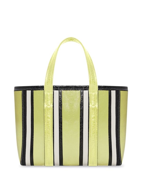 Balenciaga Barbes East-West striped shopper tote - Image 2