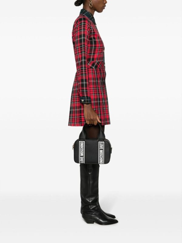 Love Moschino logo-tape crossbody bag - Image 2