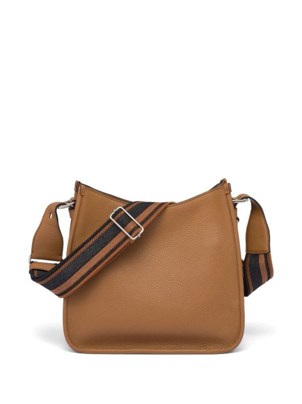 Prada triangle-logo hobo shoulder bag - Image 2