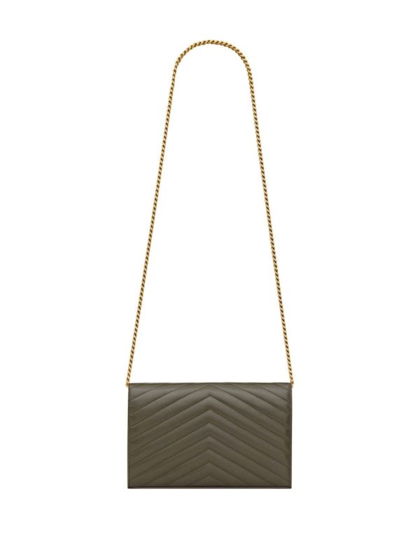 Saint Laurent Cassandre leather chain wallet - Image 2