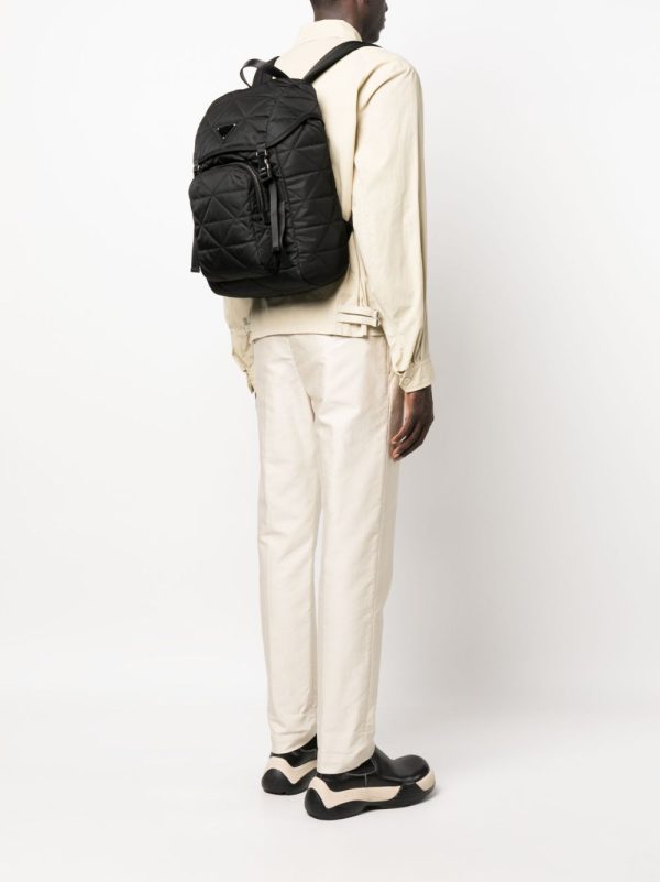 Prada Re-Nylon quilted backpack - Image 2
