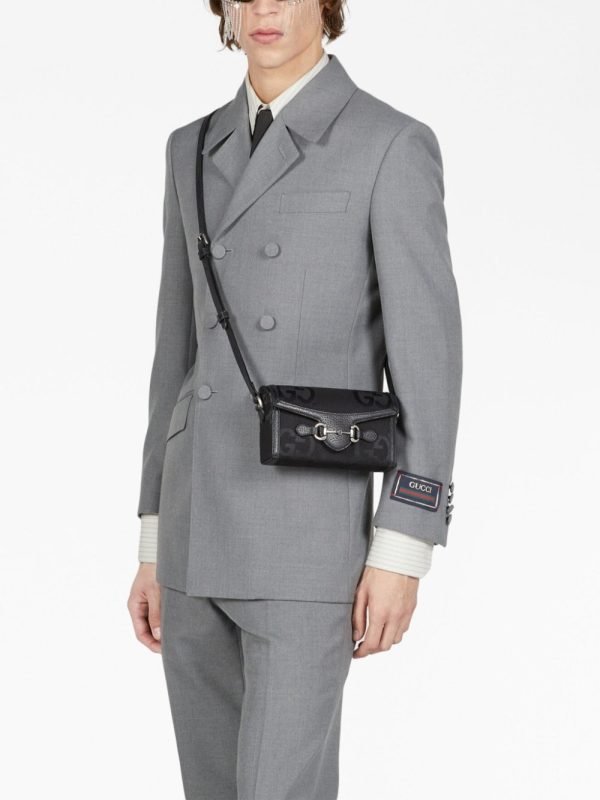 Gucci Horsebit 1955 Jumbo GG messenger bag - Image 2