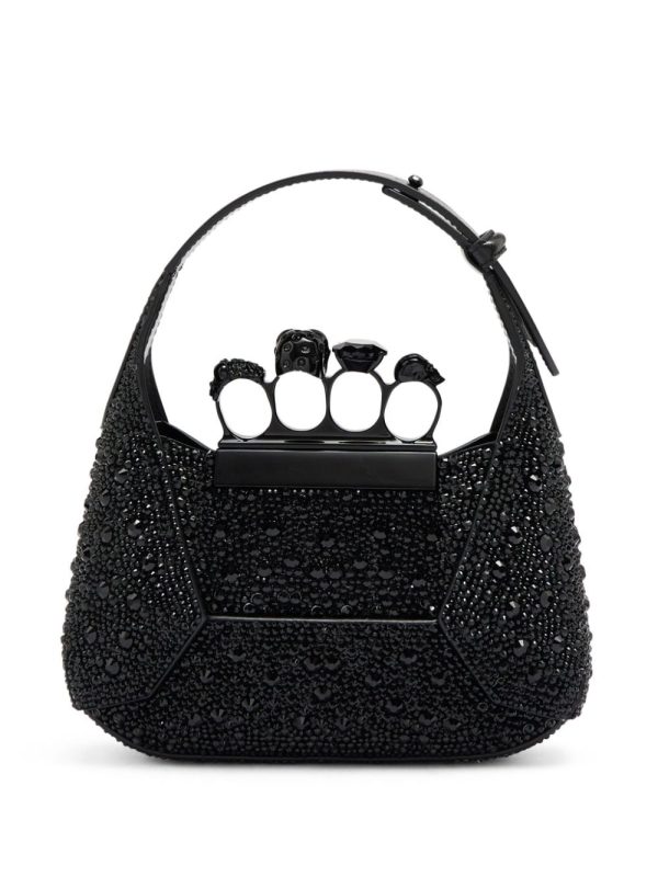 Alexander McQueen mini crystal-embellished crossbody bag - Image 2