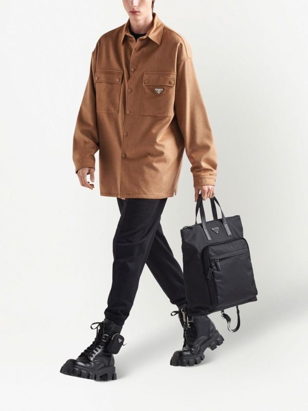 Prada Re-Nylon Saffiano-leather tote bag - Image 2