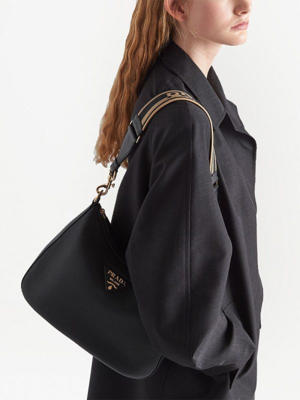 Prada triangle-logo shoulder bag - Image 2