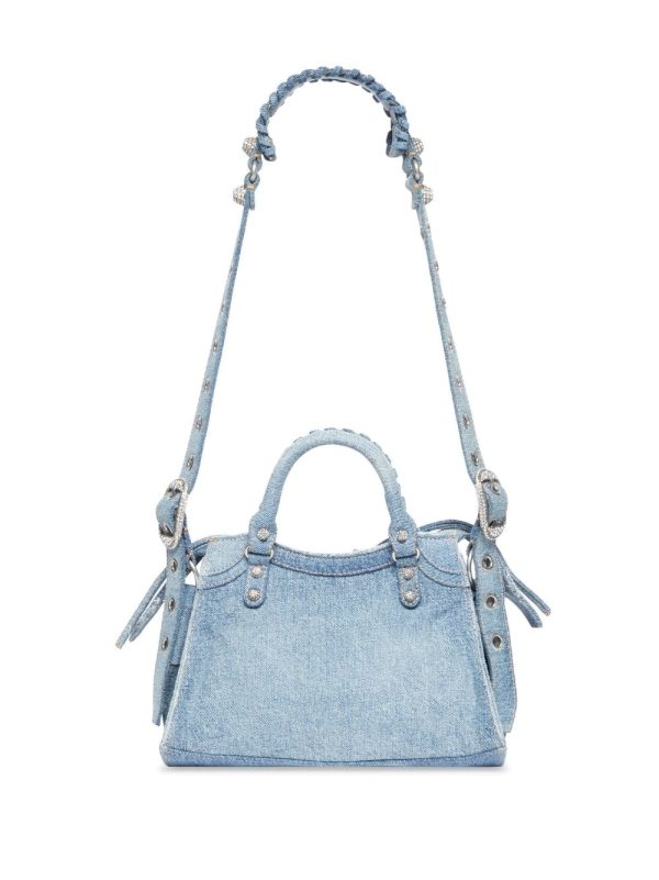 Balenciaga Neo Cagole XS denim tote - Image 2