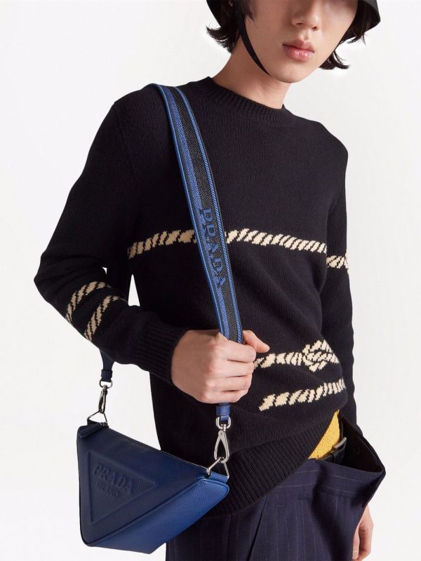 Prada Saffiano leather Triangle bag - Image 2