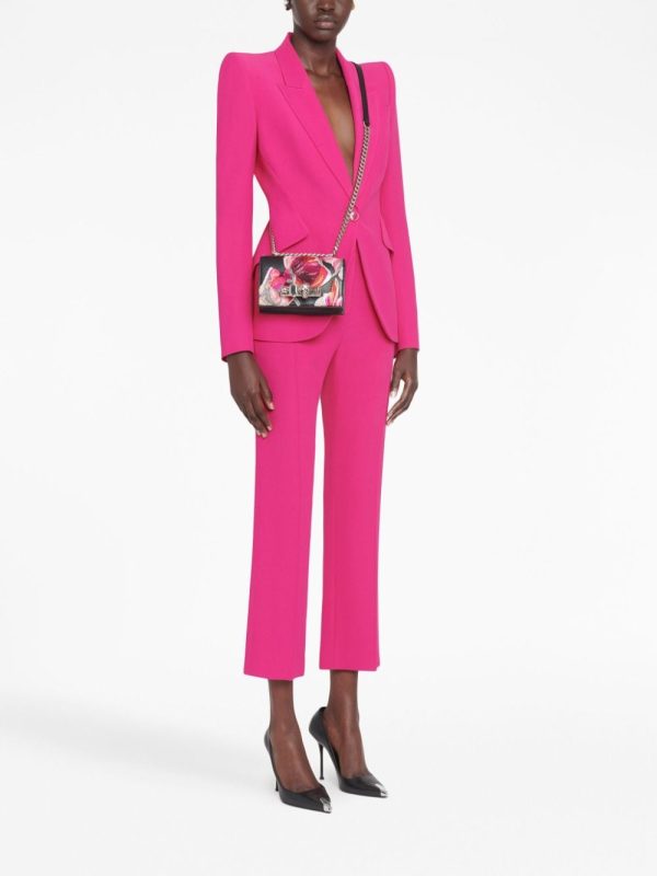 Alexander McQueen Mini Jewelled Solarised Orchid bag - Image 2