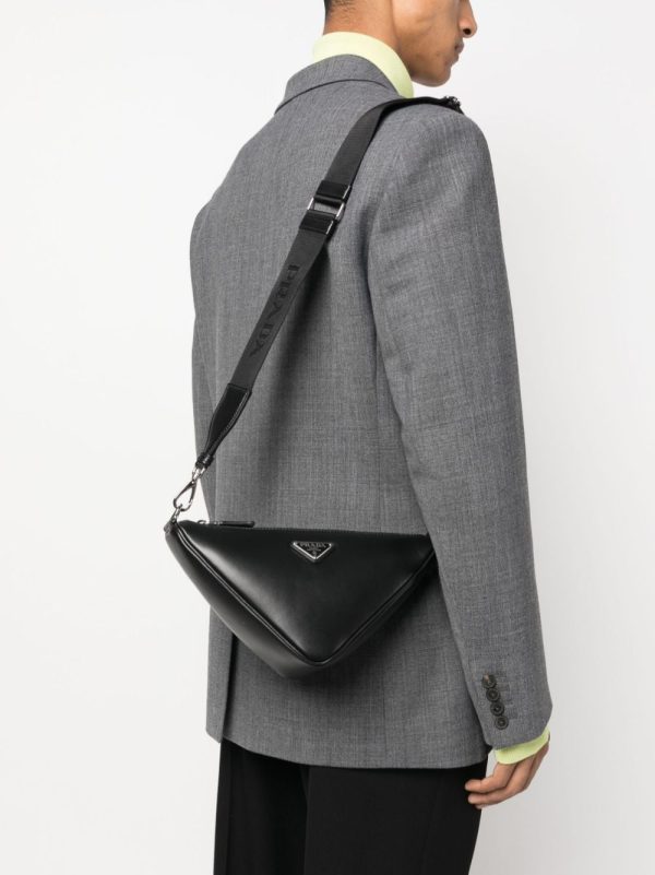 Prada Triangle logo plaque crossbody bag - Image 2