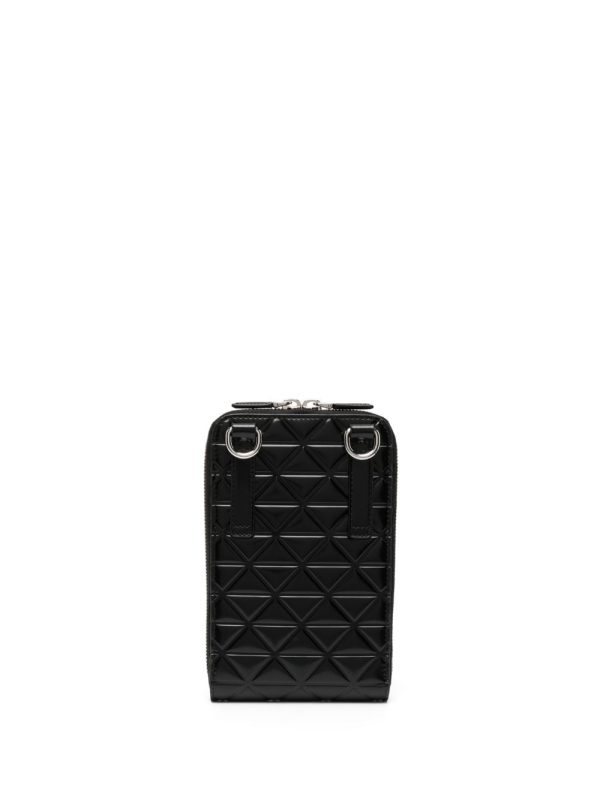 Prada embossed geometric pattern messenger bag - Image 2