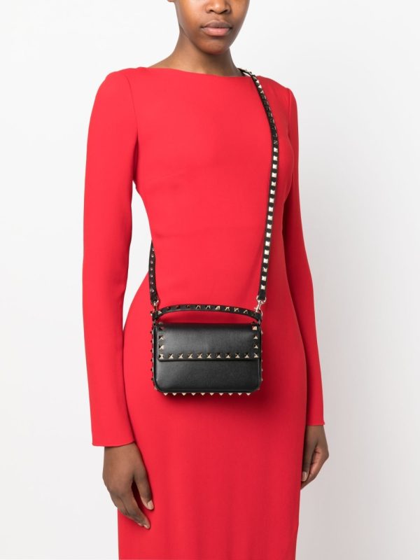 Valentino Garavani stud-detail leather shoulder bag - Image 2