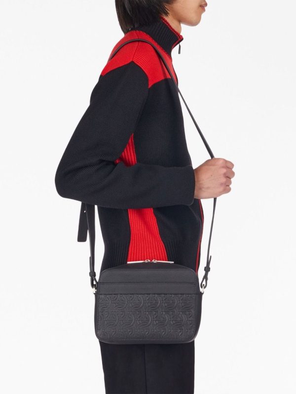 Ferragamo logo-embossed leather shoulder bag - Image 2