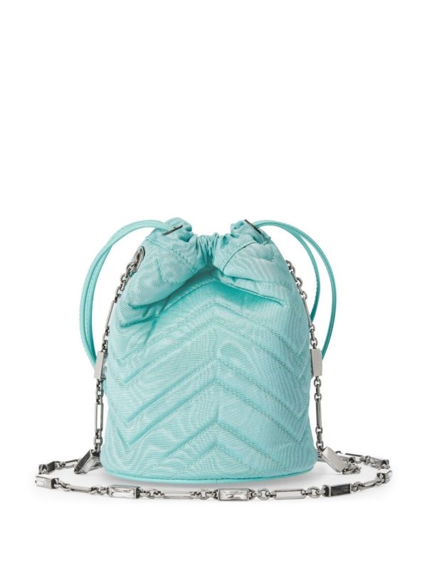 Gucci Double G crystal-embellished bucket bag - Image 2