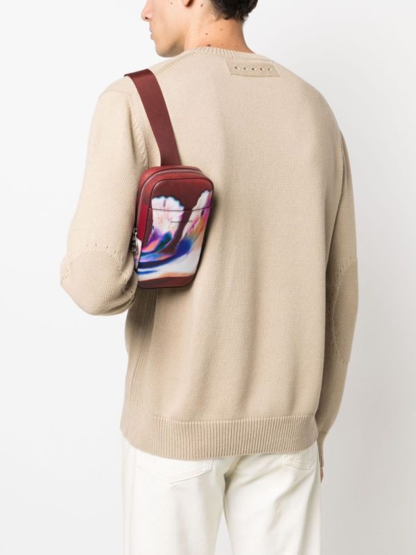 Alexander McQueen Solarised Flower-print shoulder bag - Image 2