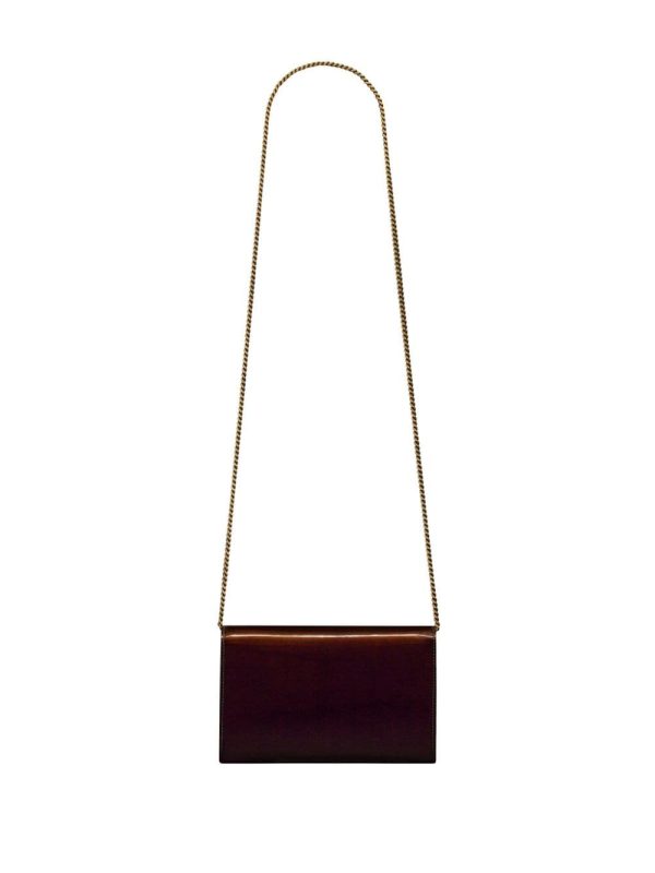 Saint Laurent Uptown envelope leather chain wallet - Image 2