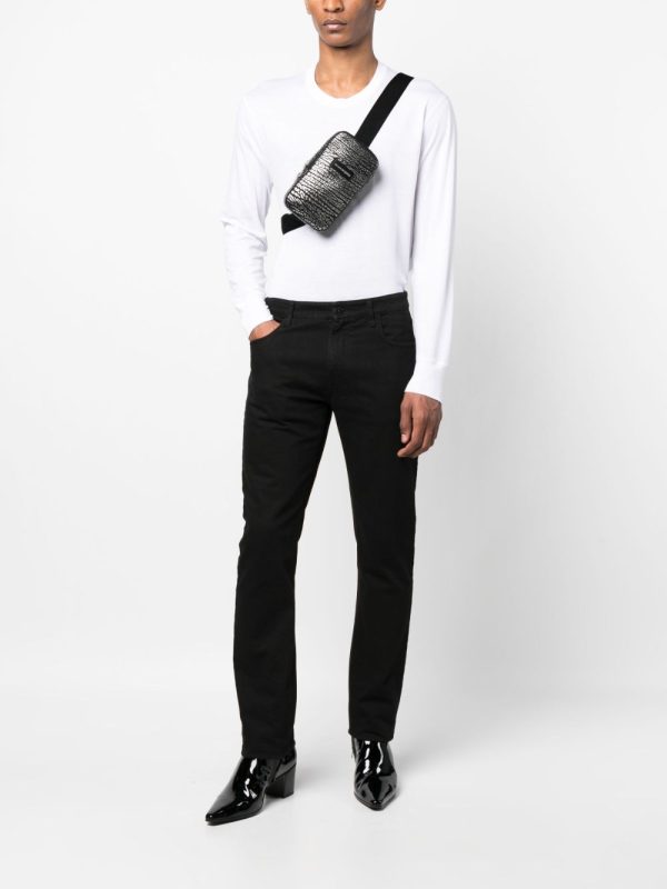 Alexander McQueen leather messenger bag - Image 2