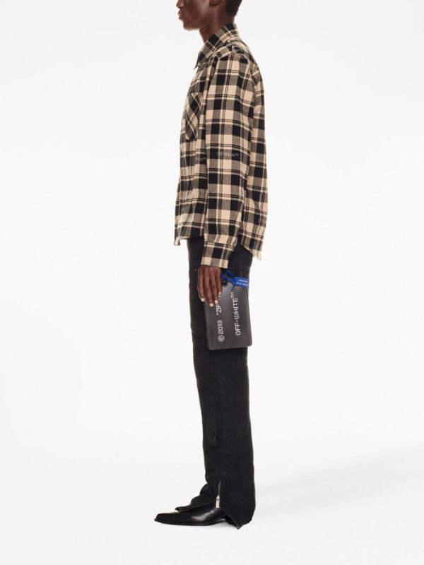Off-White medium Zip Tie clutch bag - Image 2
