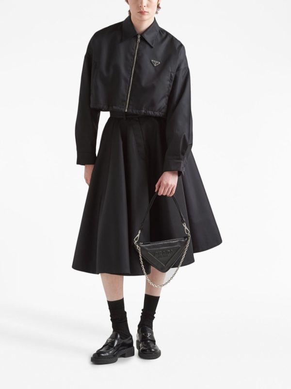 Prada Triangle leather mini bag - Image 2