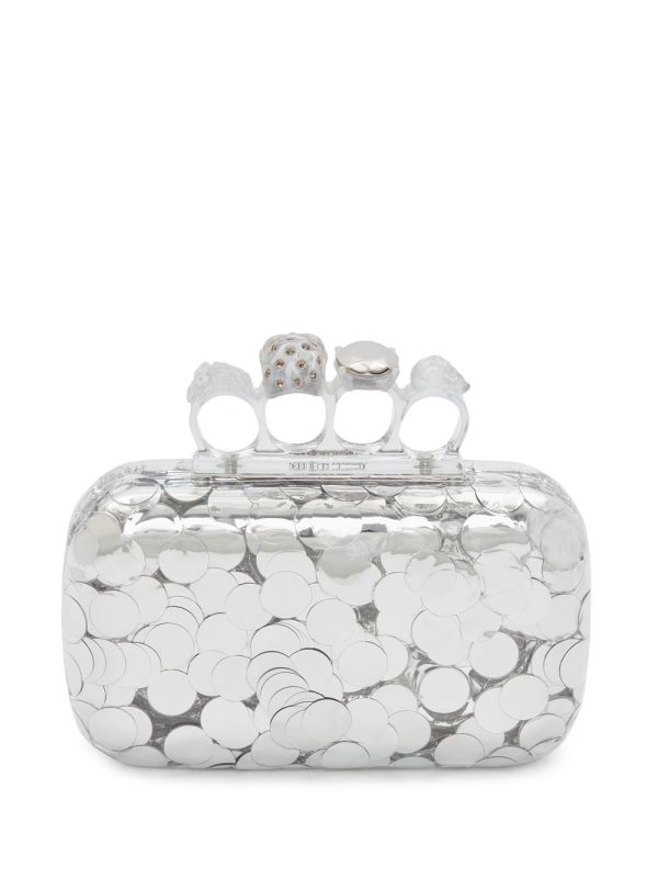 Alexander McQueen skull four-ring clutch bag - Image 2