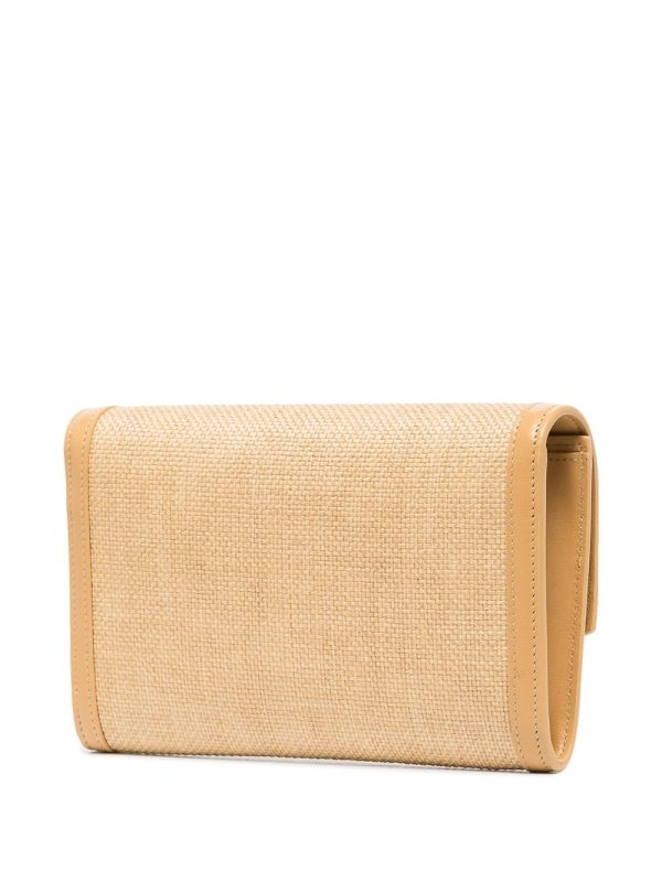 Saint Laurent Uptown raffia shoulder bag - Image 2