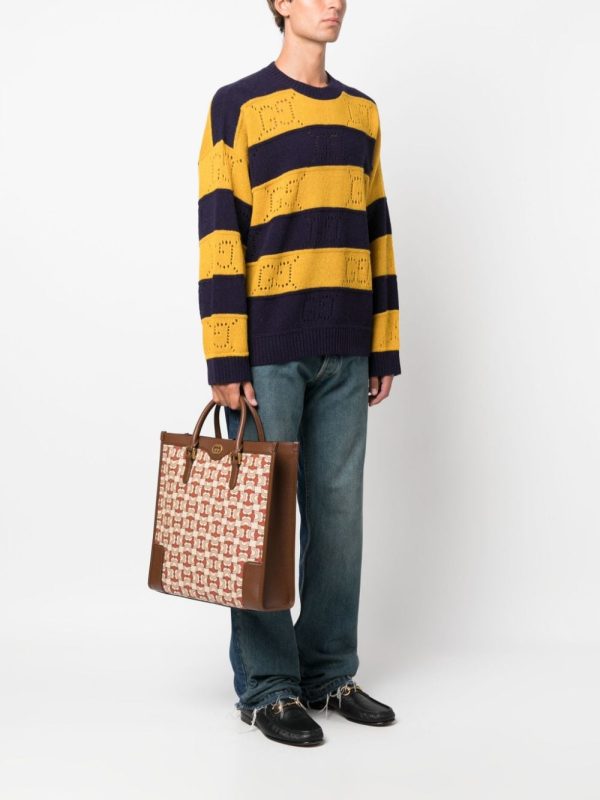 Gucci Interlocking G Horsebit jacquard tote bag - Image 2