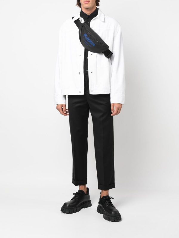 Alexander McQueen logo-print belt bag - Image 2