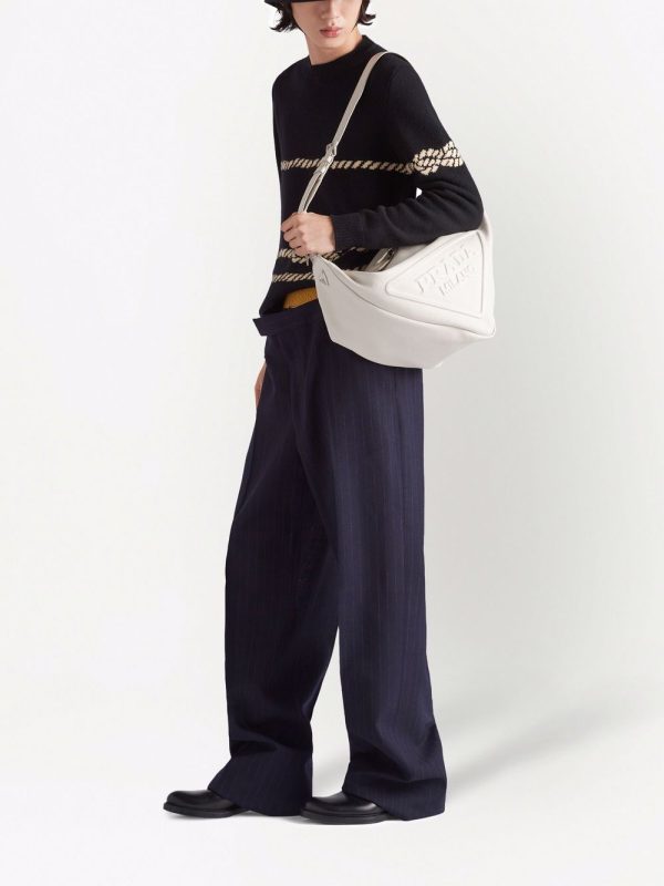 Prada Triangle Saffiano-leather shoulder bag - Image 2