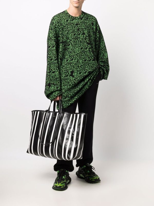 Balenciaga large Barbes East-West shopper tote bag - Image 2