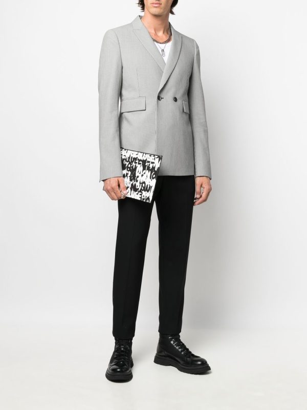 Alexander McQueen Graffiti all-over print clutch - Image 5