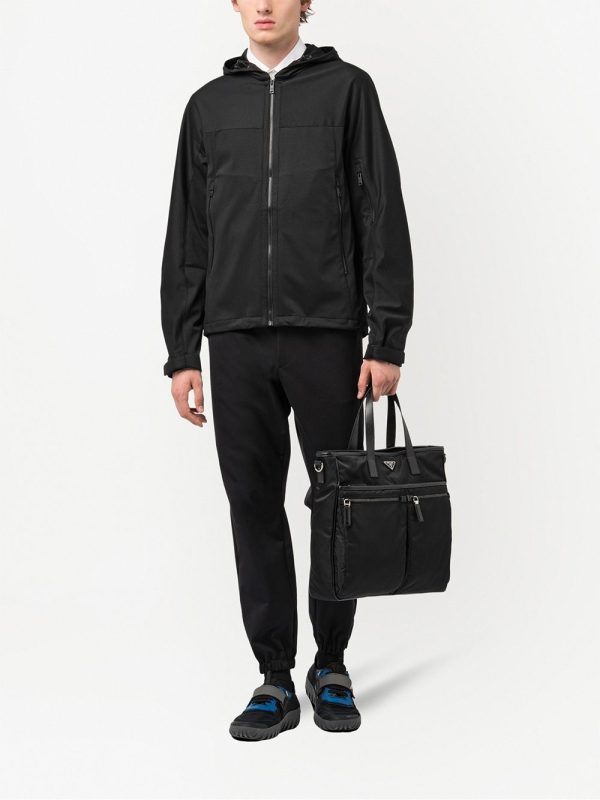 Prada multi-pocket logo tote bag - Image 2