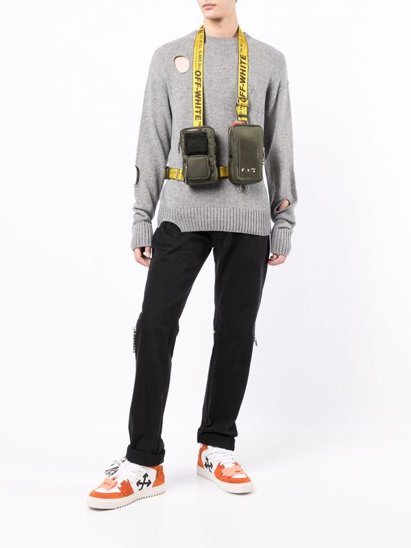 Off-White double-pouch Industrial-strap bag - Image 2