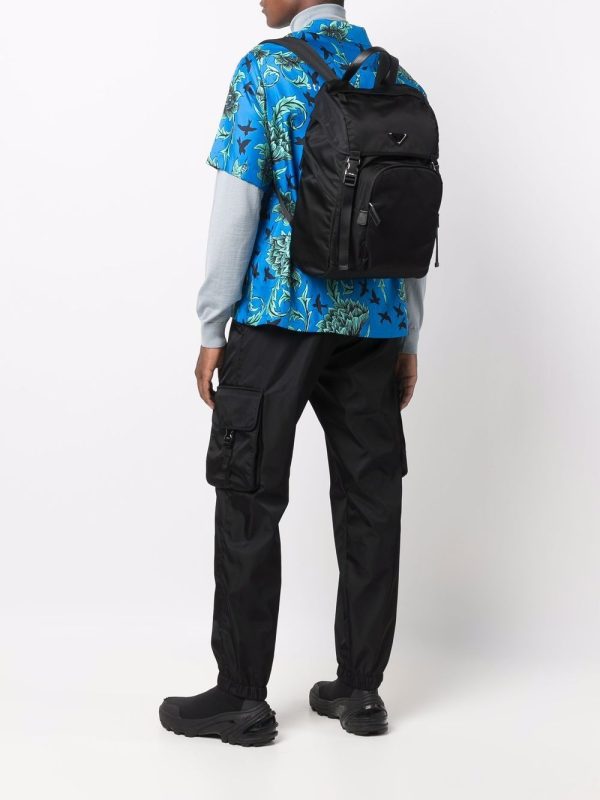 Prada triangle plaque backpack - Image 2