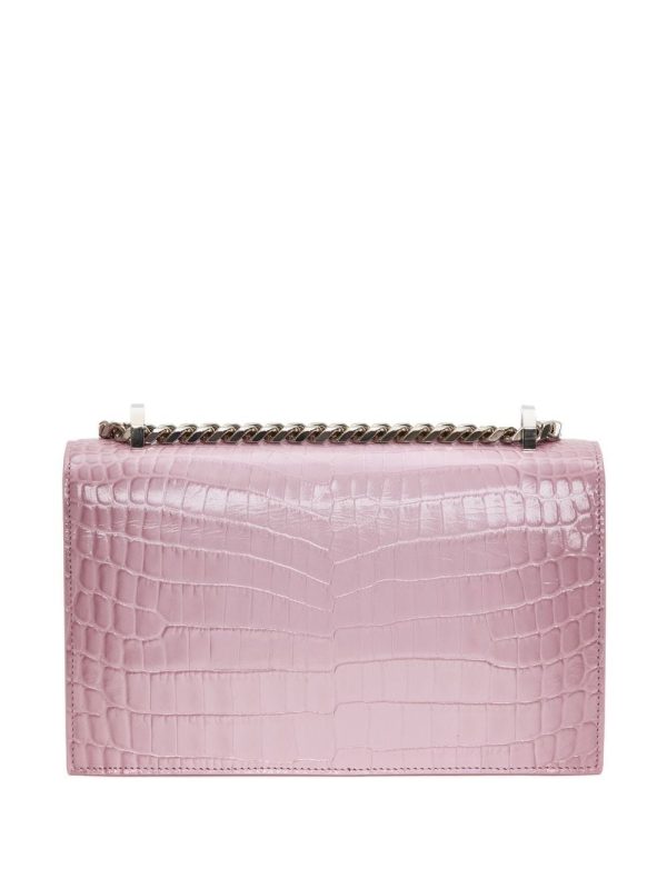 Alexander McQueen Skull-plaque clutch bag - Image 2