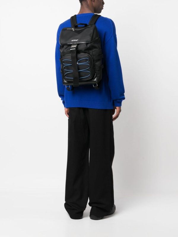 Off-White Courrie Flap drawstring backpack - Image 3