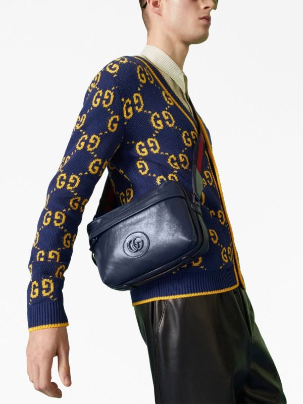 Gucci Double-G leather shoulder bag - Image 2