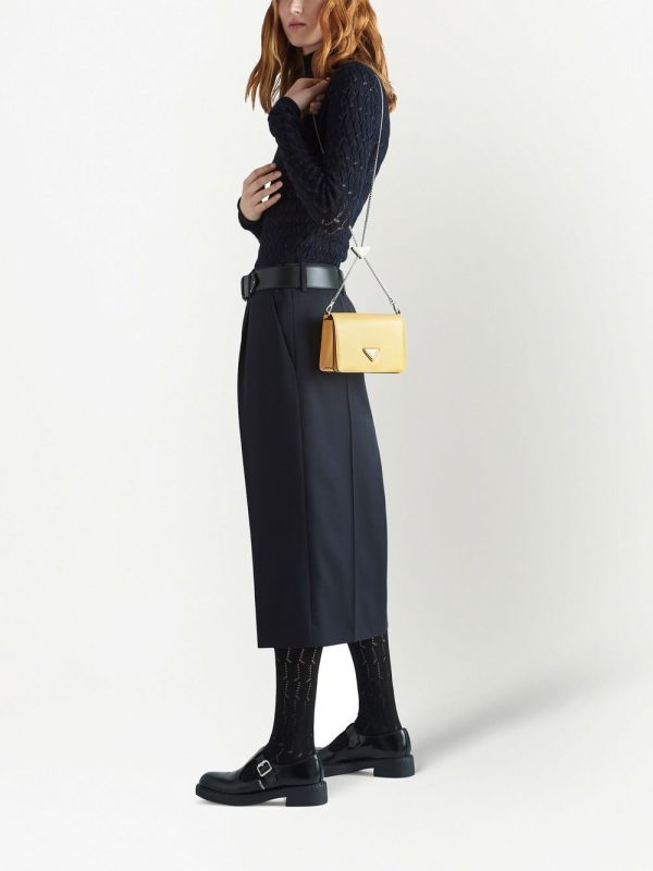 Prada Triangle-logo small shoulder bag - Image 2