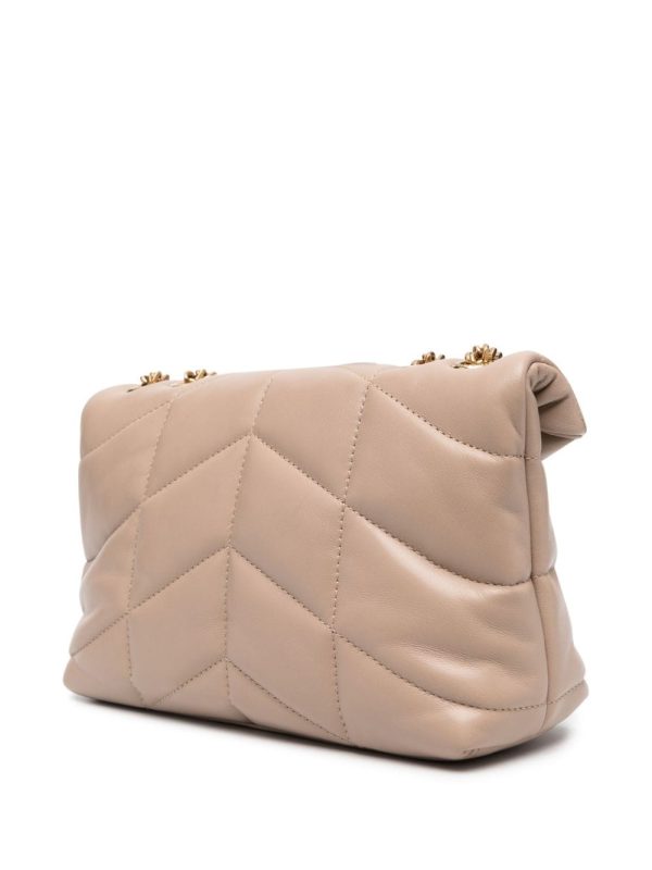 Saint Laurent logo-plaque quilted crossbody bag - Image 3