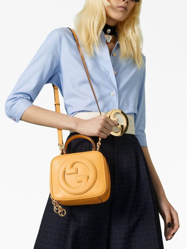 Gucci Blondie top handle leather bag - Image 3