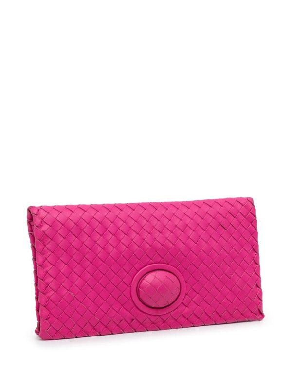 Bottega Veneta   2012 Intrecciato flap clutch bag - Image 3