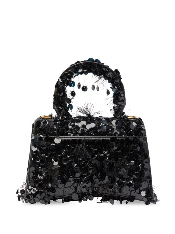 Balenciaga Hourglass XS sequin-embellished bag - Image 3
