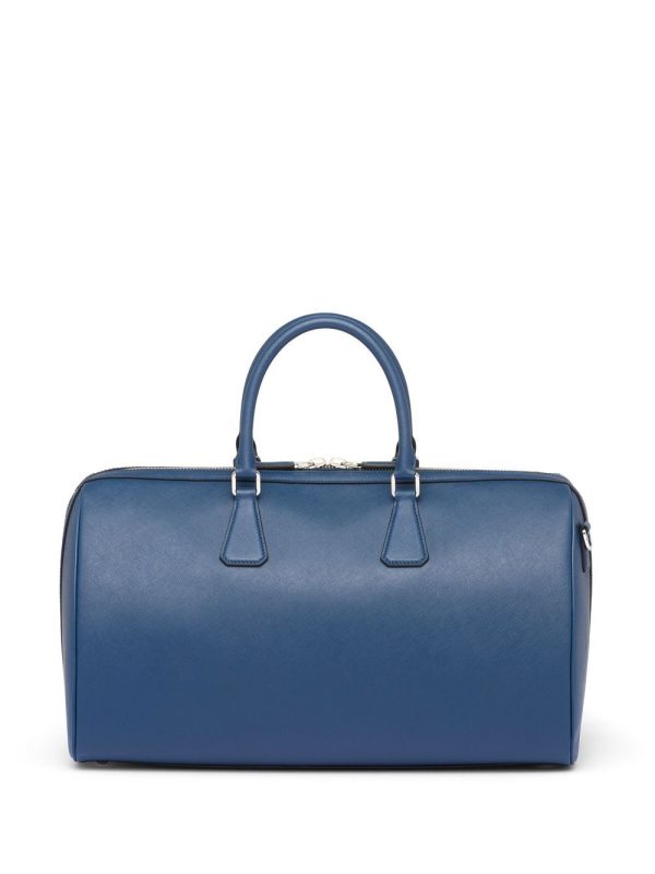Prada leather logo-patch travel bag - Image 3