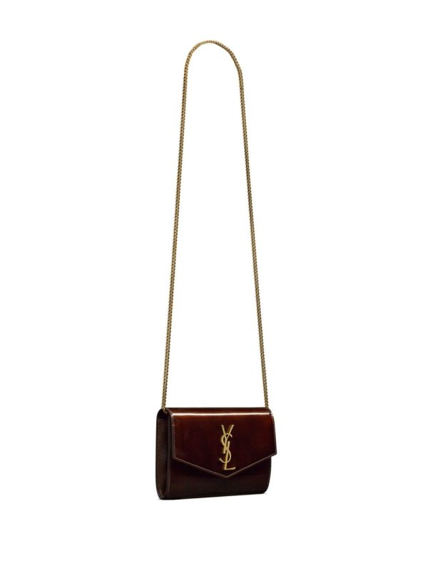 Saint Laurent Uptown envelope leather chain wallet - Image 4