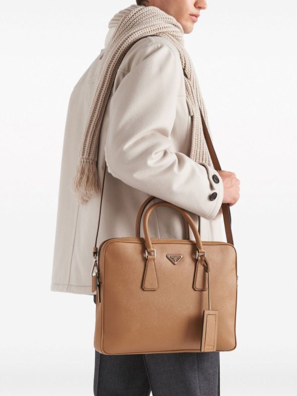 Prada Saffiano leather briefcase - Image 3
