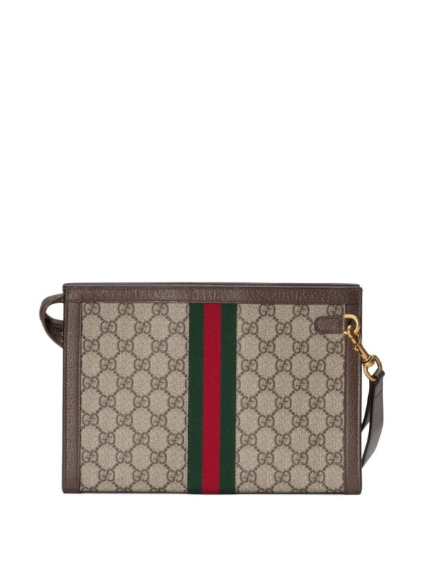 Gucci Ophidia GG-canvas clutch bag - Image 3