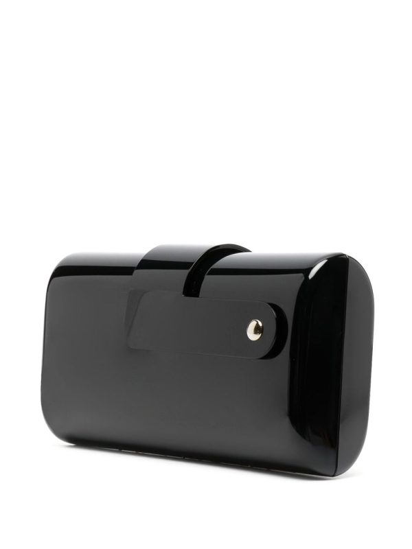 Saint Laurent patent box clutch bag - Image 3