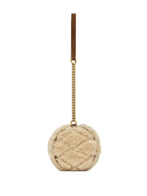 Saint Laurent Sade shearling shoulder bag - Image 3
