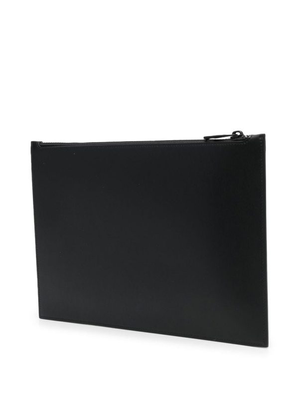 Alexander McQueen logo-print flat-zip pouch - Image 3